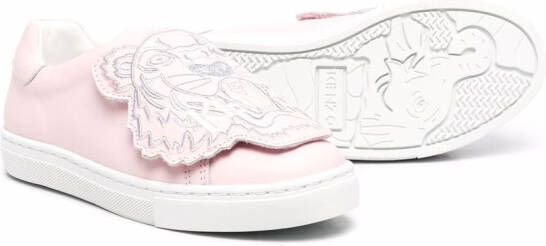 Kenzo Kids Slip-on sneakers Roze