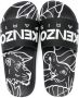 Kenzo Kids Slippers met all-over print Zwart - Thumbnail 3