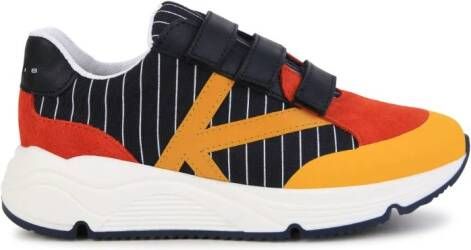 Kenzo Kids Sneakers met vlakken Blauw