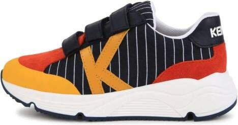 Kenzo Kids Sneakers met vlakken Blauw