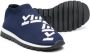 Kenzo Kids Soksneakers met logo jacquard Blauw - Thumbnail 2