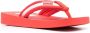 Kenzo Gestreepte teenslippers Rood - Thumbnail 2