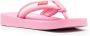 Kenzo Gestreepte teenslippers Roze - Thumbnail 2