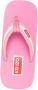 Kenzo Gestreepte teenslippers Roze - Thumbnail 4