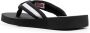 Kenzo Gestreepte teenslippers Zwart - Thumbnail 3