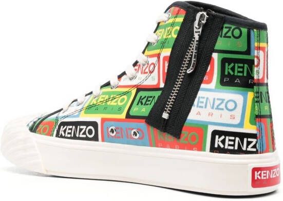 Kenzo Sneakers met logoprint Groen