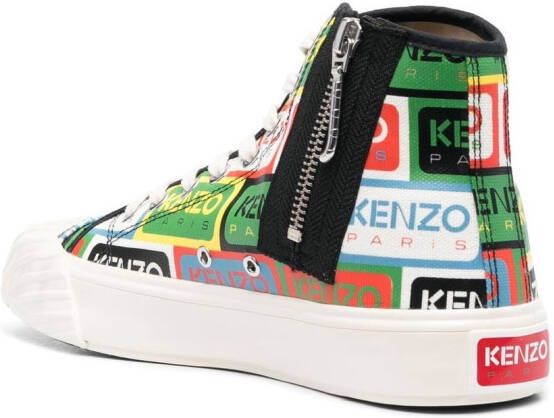 Kenzo Sneakers met logoprint Groen