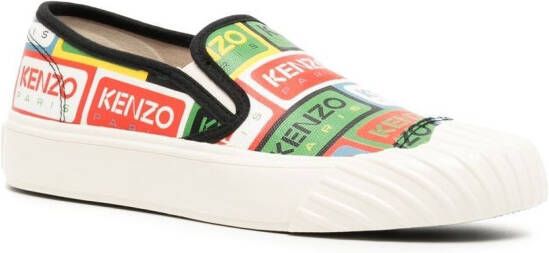 Kenzo Sneakers met logoprint Veelkleurig