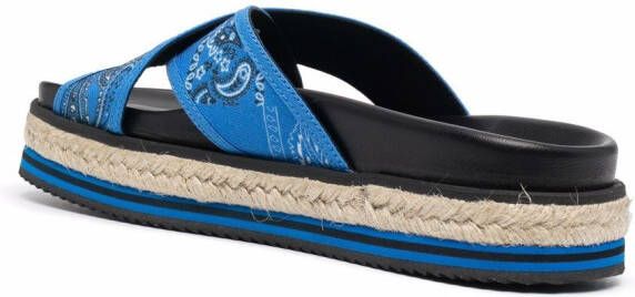 Kenzo Sandalen met print Blauw