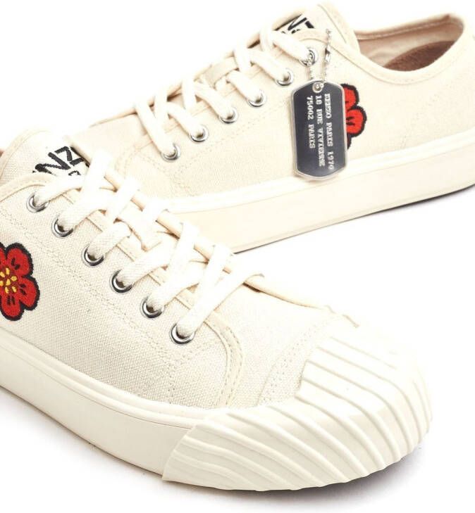 Kenzo school BOKE Flower sneakers Beige