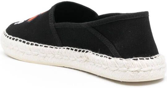 Kenzo Slip-on espadrilles Zwart