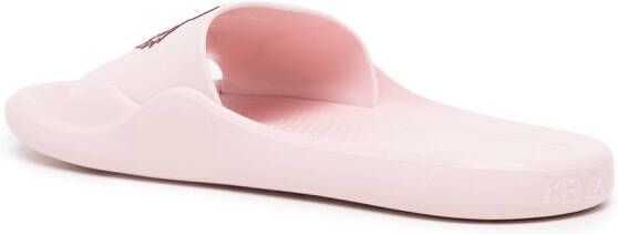 Kenzo Slippers met tijgerprint Roze
