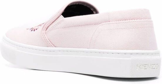 Kenzo Sneakers met geborduurde tijger Roze