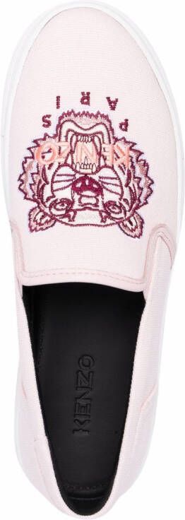 Kenzo Sneakers met geborduurde tijger Roze