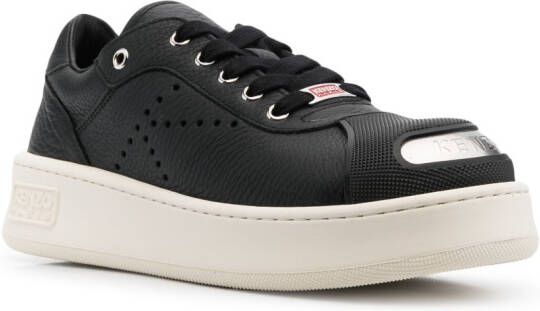 Kenzo Sneakers met logoplakkaat Zwart