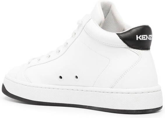 Kenzo Sneakers met logoprint Wit
