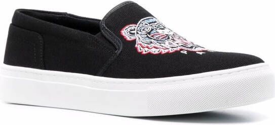 Kenzo Sneakers met logoprint Zwart