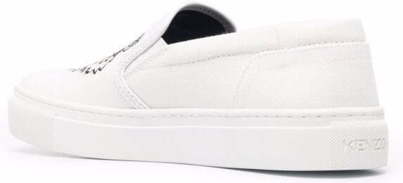 Kenzo Sneakers met tijgerprint Wit