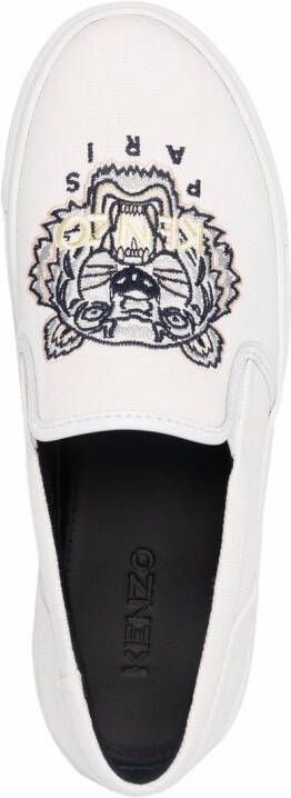 Kenzo Sneakers met tijgerprint Wit