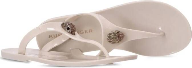 KG Kurt Geiger Maddison T teenslippers Wit