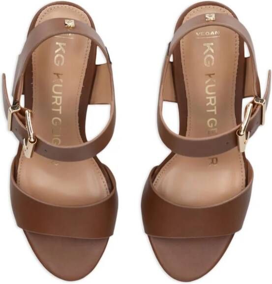 KG Kurt Geiger Sutton 85mm sandalen Bruin