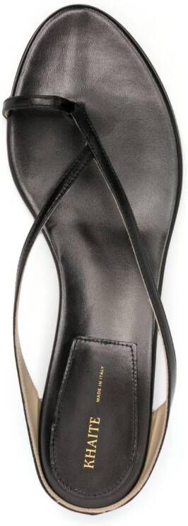 KHAITE Marion sandalen Zwart