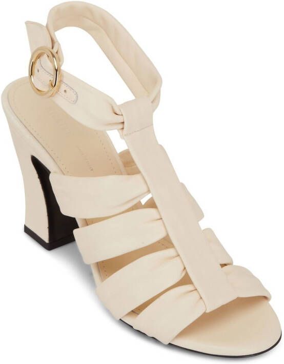 KHAITE Sandalen met meerdere bandjes Beige