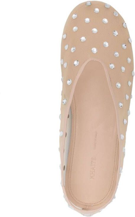 KHAITE The Marcy ballet pumps Beige