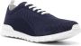 Kiton Sneakers met geborduurd logo Blauw - Thumbnail 2