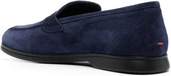 Kiton Loafers met ronde neus Blauw