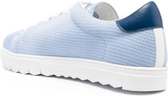 Kiton Geperforeerde sneakers Blauw