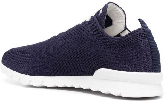 Kiton Sneakers met borduurwerk Blauw