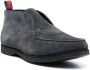 Kiton Suède derby schoenen Grijs - Thumbnail 2