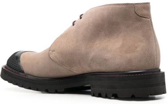 Kiton Suède desert boots Beige