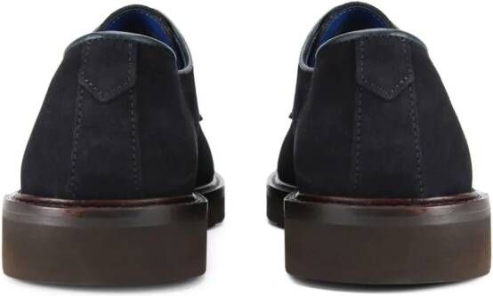 Kurt Geiger London Aiden suède derby schoenen Blauw