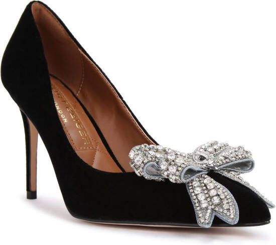 Kurt Geiger London Belgravia stiletto pumps met strik Zwart