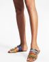 Kurt Geiger London Daisy Rainbow sandalen Blauw - Thumbnail 5