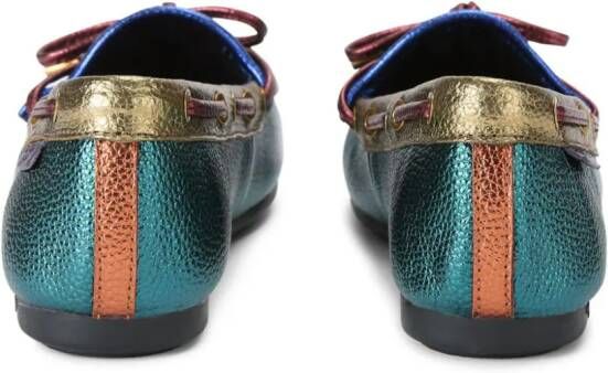 Kurt Geiger London Eagle loafers met colourblocking Blauw