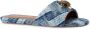 Kurt Geiger London Kensington denim sandalen Blauw - Thumbnail 2