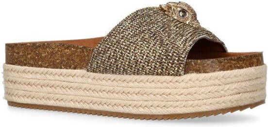 Kurt Geiger London Kensington espadrilles met plateauzool Beige