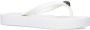 Kurt Geiger London Kensington gevoerde teenslippers Wit - Thumbnail 2