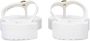 Kurt Geiger London Kensington gevoerde teenslippers Wit - Thumbnail 3