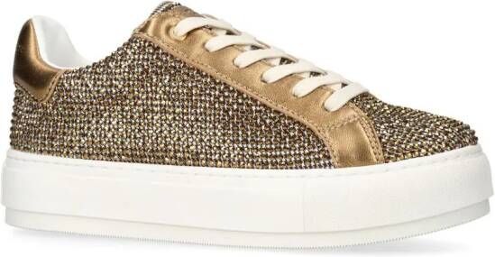 Kurt Geiger London Laney sneakers verfraaid met kristallen Beige
