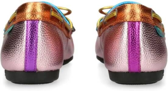 Kurt Geiger London Eagle leren mocassins Veelkleurig