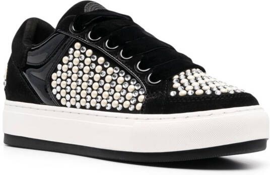 Kurt Geiger London Sneakers met plateauzool Zwart
