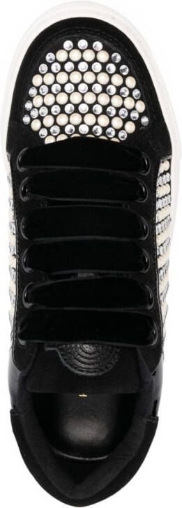 Kurt Geiger London Sneakers met plateauzool Zwart