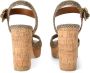 Kurt Geiger London Mayfair 105 sandalen met pied-de-poule print Beige - Thumbnail 3