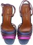 Kurt Geiger London Pierra metallic leren sandalen met plateauzool Roze - Thumbnail 3