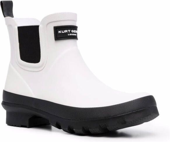 Kurt Geiger London Sleet tweekleurige laarzen Wit