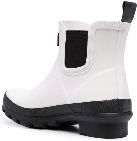 Kurt Geiger London Sleet tweekleurige laarzen Wit